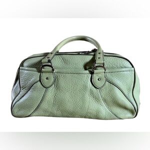 Cole Haan Village collection Bowler Bag Pistachio Green